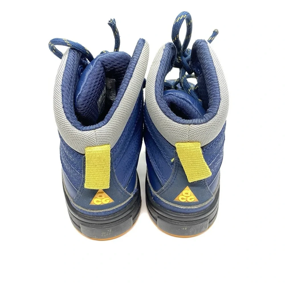 Nike Woodside ACG Duck Boot Gray Blue Outdoors Youth Size 11C 524873-402